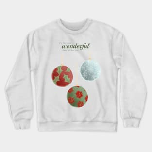 Wonderful Christmas Crewneck Sweatshirt